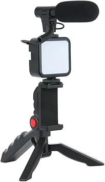 Content Creation Combo Set – desk phone holder, video-making kit and ring light with tripod | N.C.C