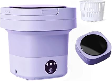 Smart Laundry Essentials – Mini Foldable Washing Machine + Adjustable Laundry Drying Rack | N.C.C