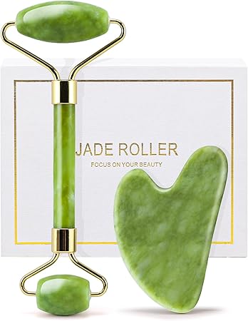 Glow & Go Self-Care Set – facial steamer, jade roller, gua sha and eyebrow trimmer | N.C.C