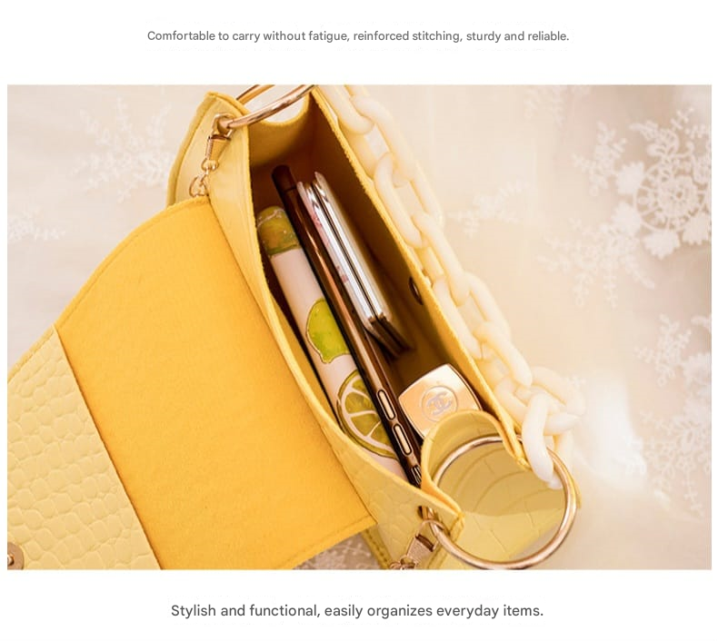 Fashion pearl chain hand-changing crossbody-Women's bag