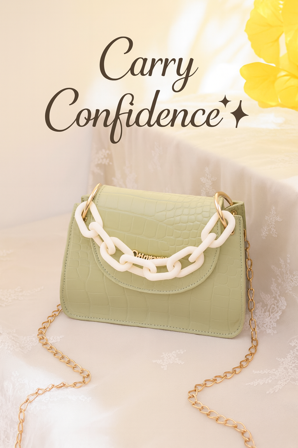 Fashion pearl chain hand-changing crossbody-Women's bag