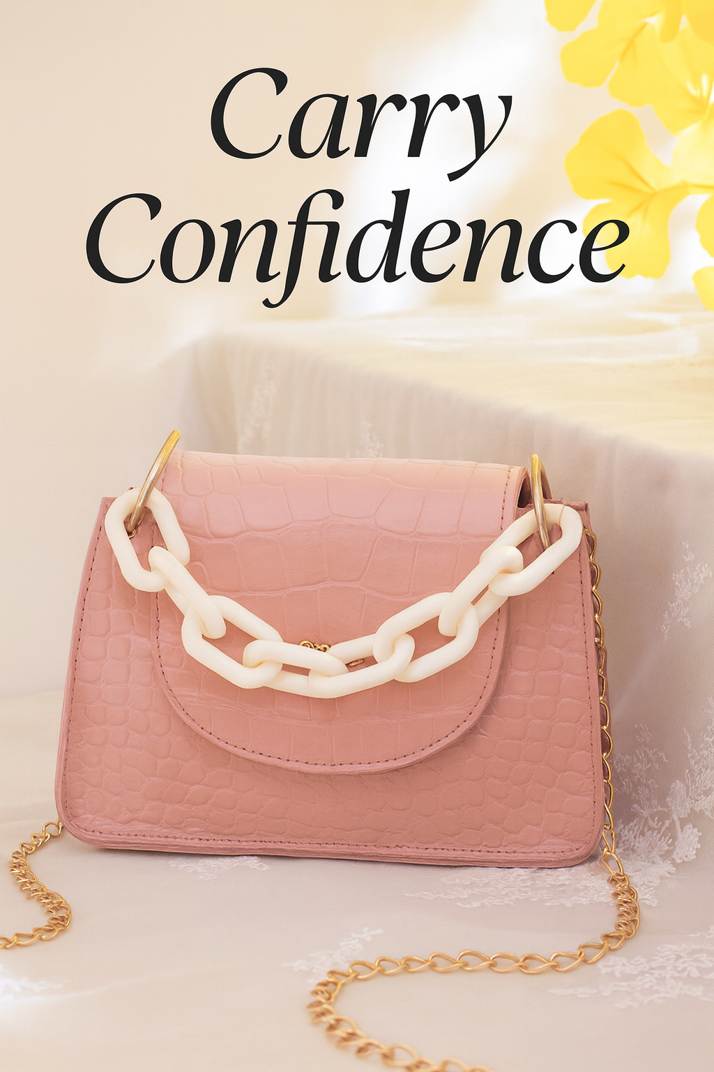 Fashion pearl chain hand-changing crossbody-Women's bag