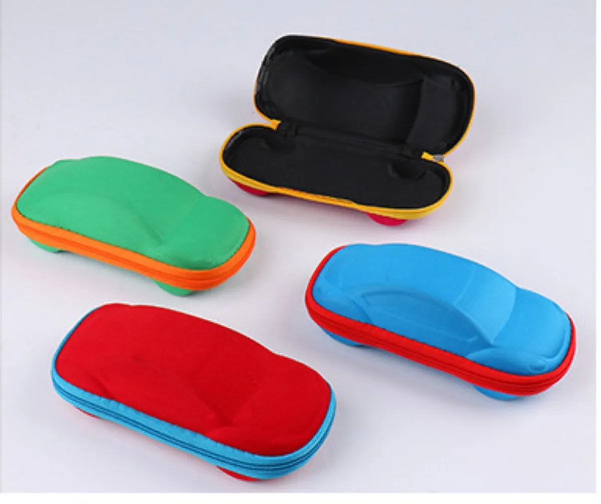 Kids cool essentials bundle – UV sunglasses, car zipper case and mini bear fan | N.C.C