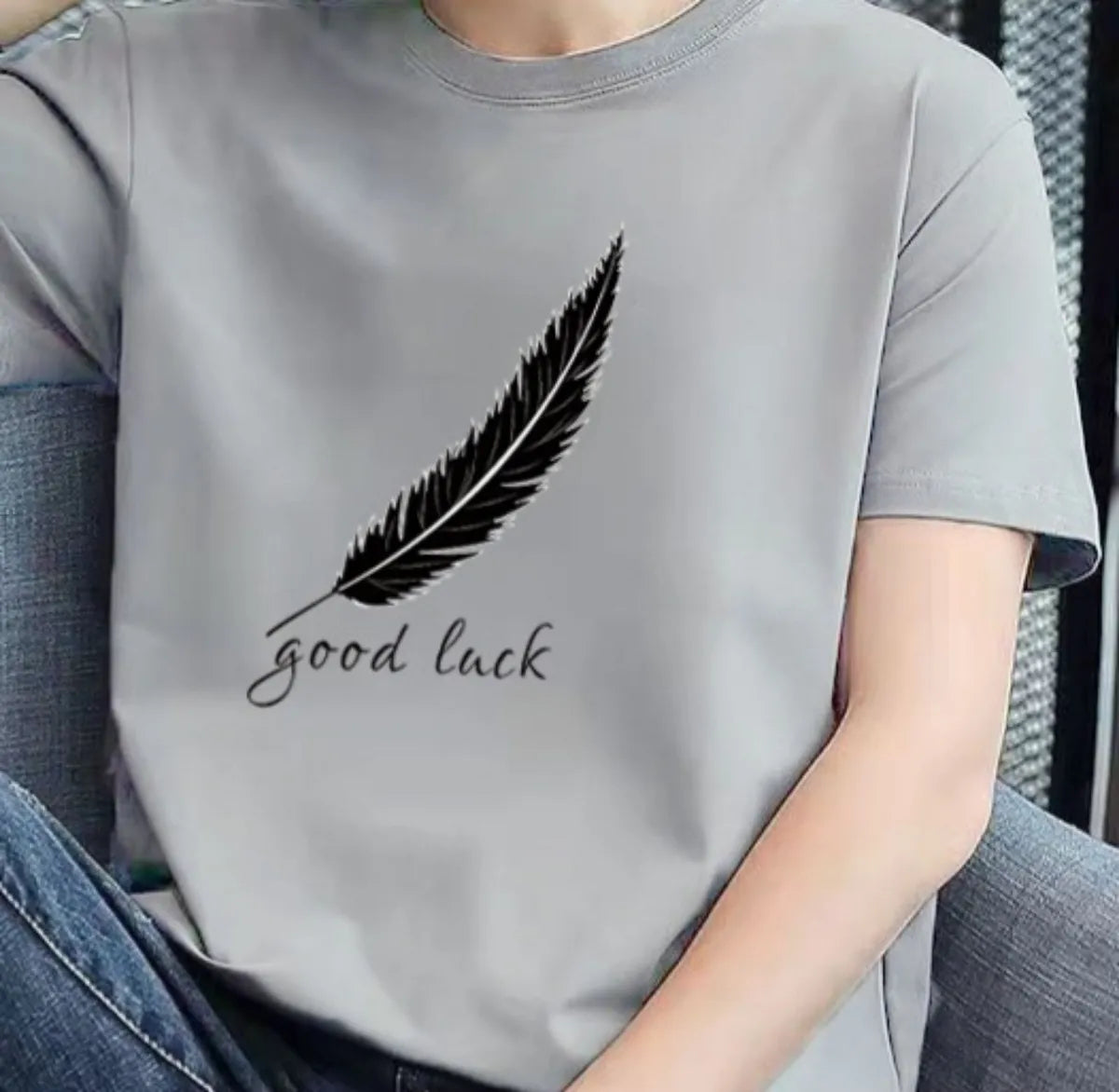 Unisex Short-sleeved T-shirt Summer Half-sleeved T-shirt (Luxe Everyday Duo)