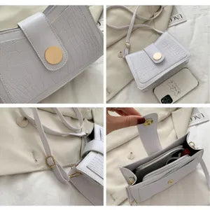 New tide shoulder underarm bag baguette crossbody bag all-in-one