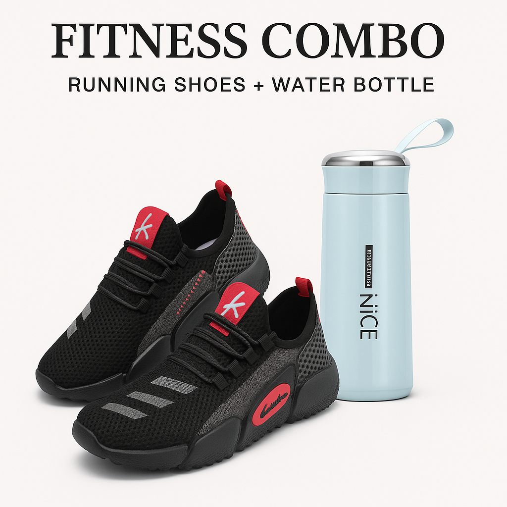 Fitness Combo Deal (Sneaker & Water bottle)