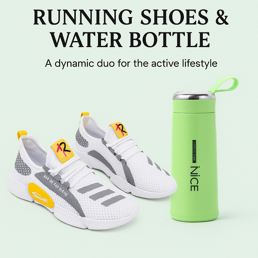 Fitness Combo Deal (Sneaker & Water bottle)