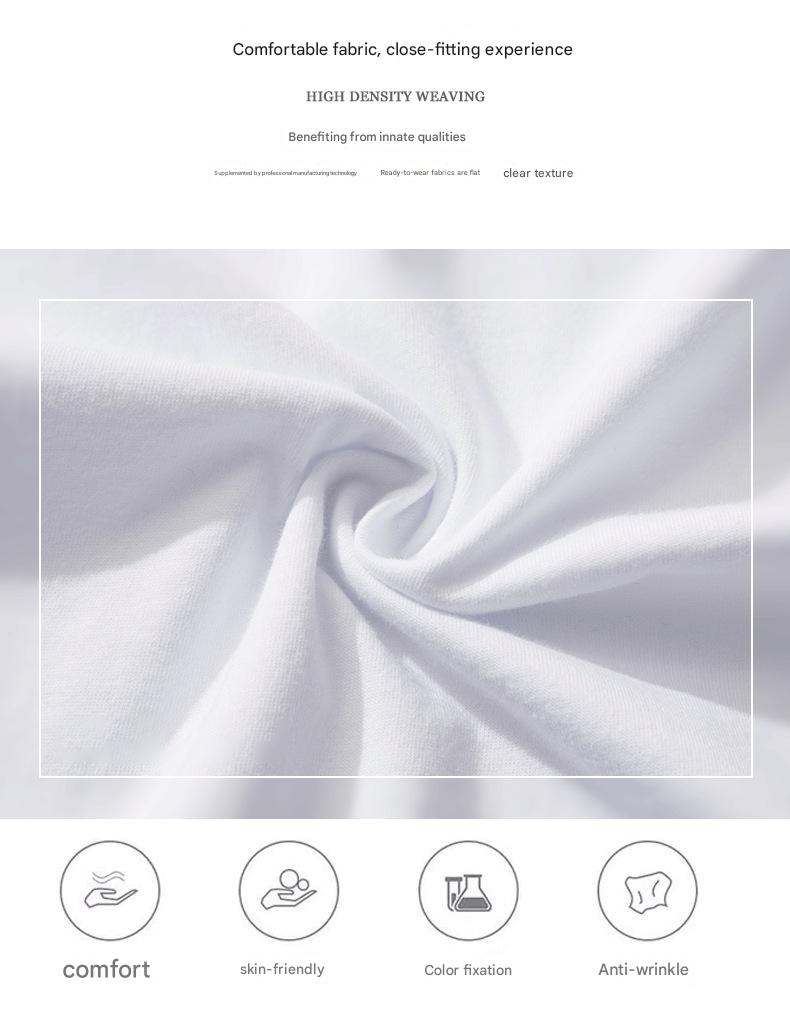 Unisex Short-sleeved T-shirt Summer Half-sleeved T-shirt (Luxe Everyday Duo)