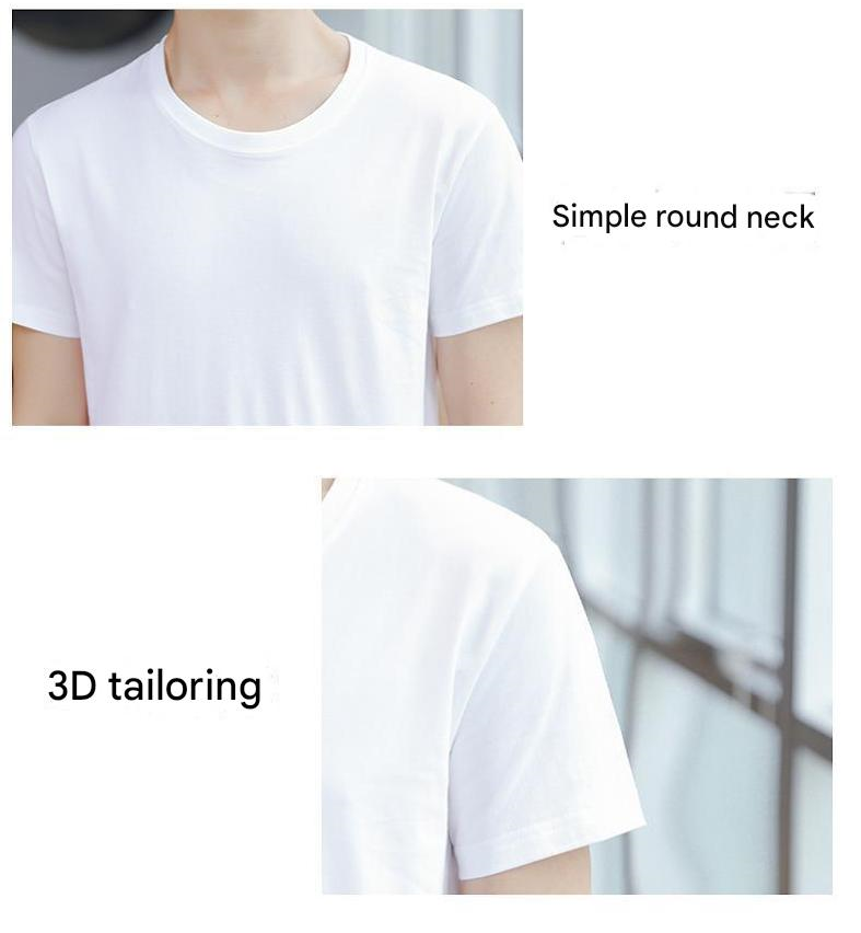 Unisex Short-sleeved T-shirt Summer Half-sleeved T-shirt (Luxe Everyday Duo)