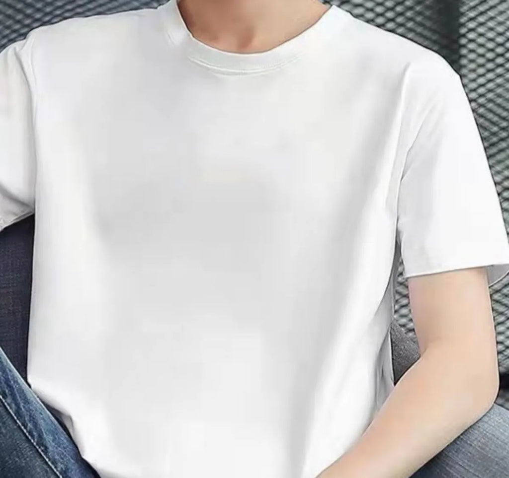 Unisex Short-sleeved T-shirt Summer Half-sleeved T-shirt (Luxe Everyday Duo)