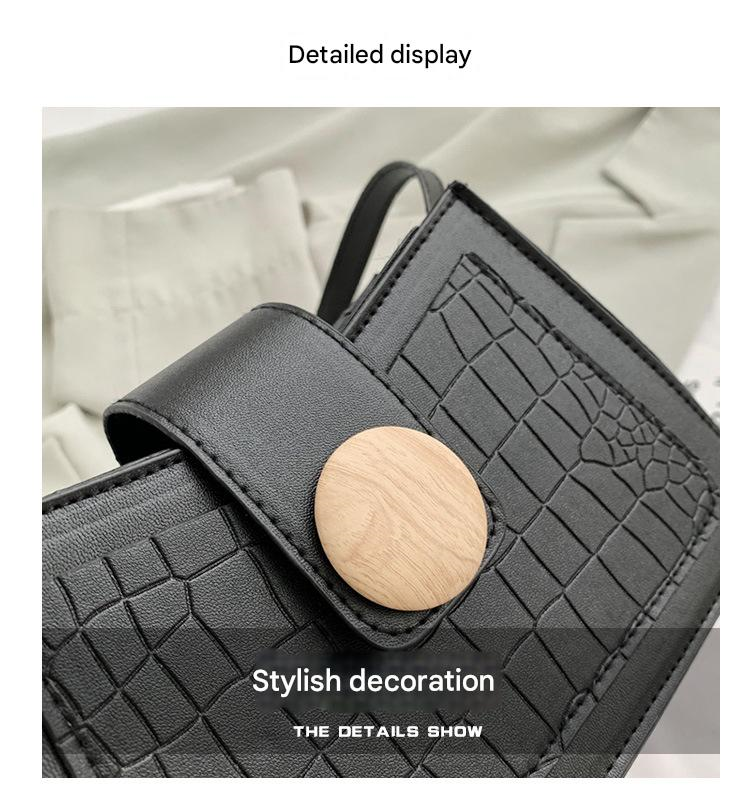 New tide shoulder underarm bag baguette crossbody bag all-in-one