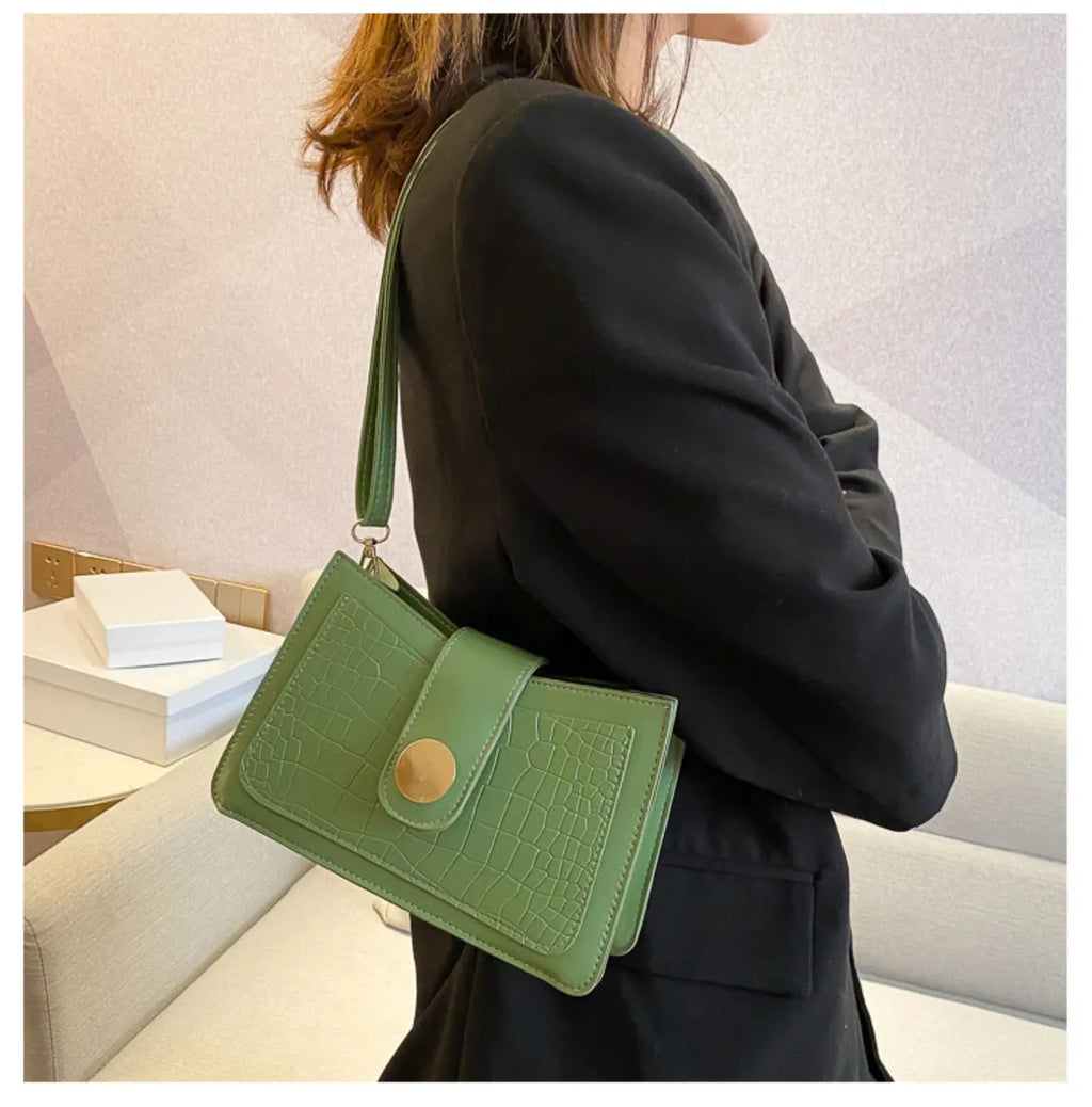 New tide shoulder underarm bag baguette crossbody bag all-in-one