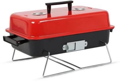 Fire & Feast portable braai set with charcoal grill and 9-piece stainless steel BBQ tools | N.C.C